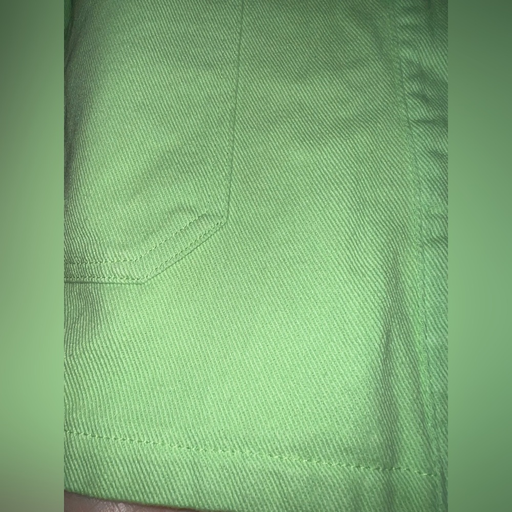 Easel Lime green large shacket - Picture 5 of 12